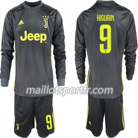 Maillot de Foot Juventus Gonzalo Higuain 9 Enfant Troisième 2018/19 ML